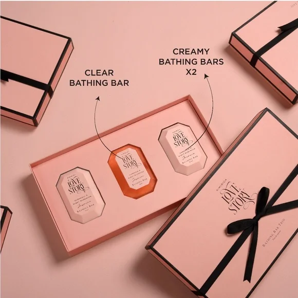 Kimirica Love Story handmade bathing soap bar gift box - pack of two - Picture 3 of 10